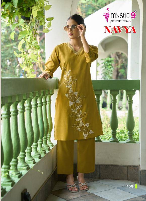 Mystic9 navya vol 1 coord set Kurti wholesale market in Bhavnagar
